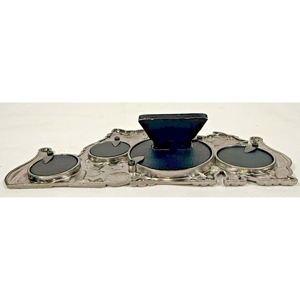 ABC Distributing Cat Collage Photo Frame Pewter Silver 4 Openings Whimsical 8in - Picture 9 of 15